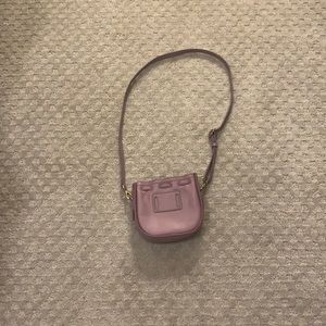 Fossil Lavender Leather Handbag